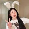 Элегантная ручная кружевная повязка на голову с ушками кролика для вечеринок и выпускного
