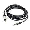 Premium 2 Meter 3.5mm Male To RCA Single Phono Audio Cable Enhances Your Sound Experience Audio AUX Cable Replacement