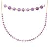 [R4102] - Gold Plated Necklace 'Mineralia' Golden Amethyst - 45 Cm 3 Mm
