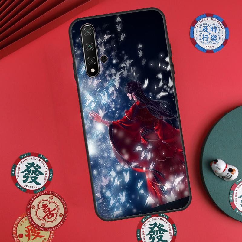 Чехол в китайском стиле Тянь Гуань Ци Фу для Huawei Nova 12s 7i 8i 11i 12i Y73 Y70 Y90 Y60 Y72 Y61 Y91 9 10 SE P30 Pro P40 Lite