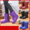 Женские зимние холодные утолщенные утепленные водонепроницаемые удобные теплые легкие походные нескользящие с толстой подошвой амортизирующие сноубутсы резиновые сапоги рабочая обувь
