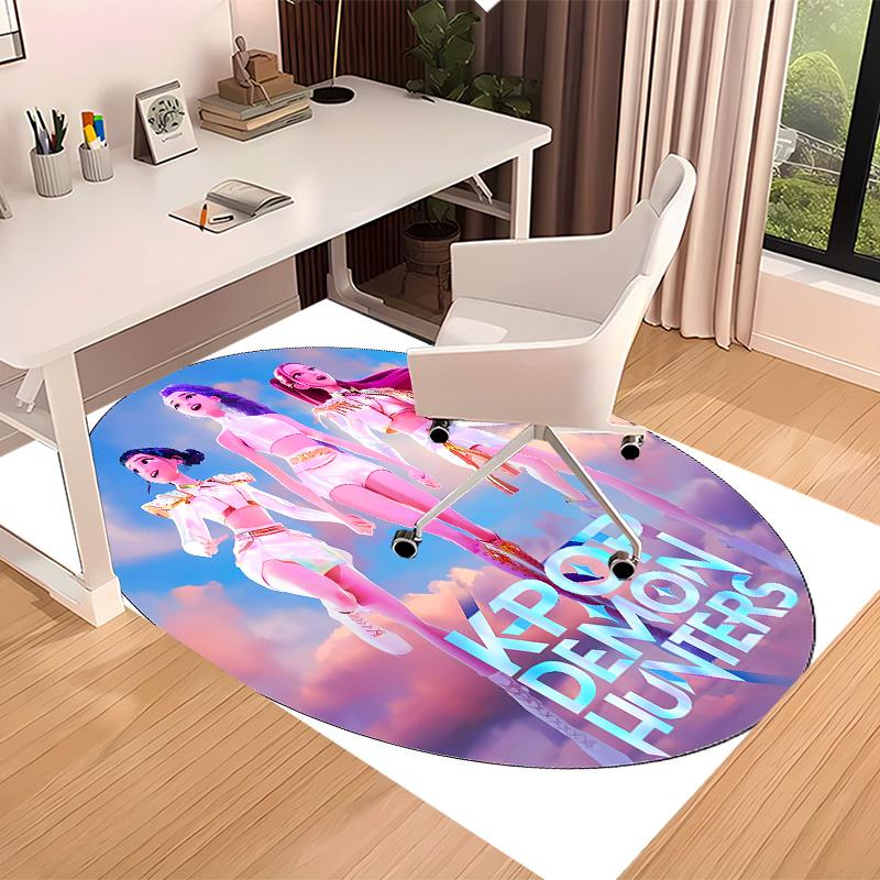 Kpop Hunter8 Printed Absorbent Washable Carpet, Non-Slip Bathroom Mats, Kitchen Rugs, Yoga Mat,Living Room Entrance, Camping Picnic Rugs