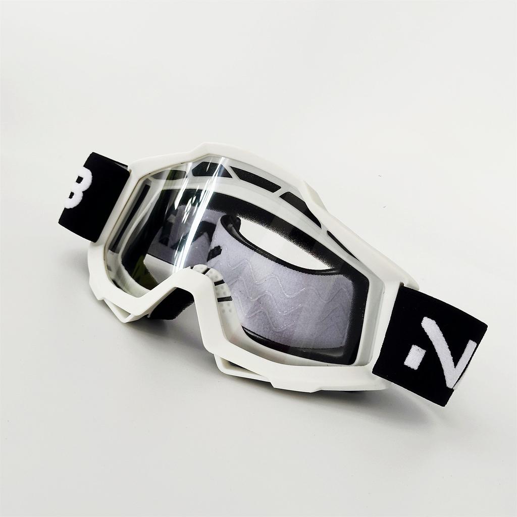 Motorcycle windproof goggles, off-road goggles, sports anti-slip silicone elastic strap, outdoor riding helmet