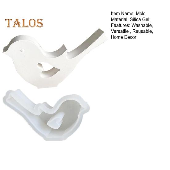 Силиконовая форма для птиц для литья, моющаяся птица, пластырь, смоляная форма для птиц, свечей, мыла, форма для поделок, сделай сам, домашний декор, подарки