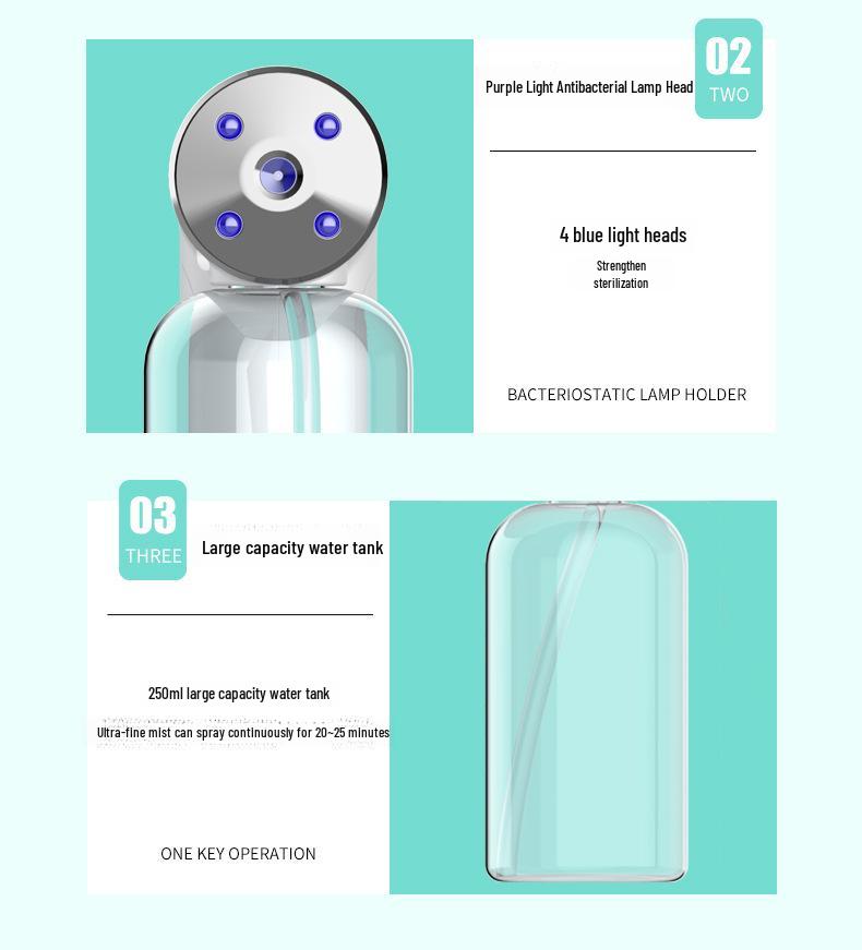 Электрический ручной нано-распылитель для дезинфекции для удаления формальдегида и микробов