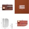 Multifunctional Wooden Leather Chopper Stainless Steel Punching Auxiliary Tool