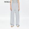 MO&Co. Women's Drawstring High-Waist Straight-Leg Casual Pants