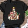 Basset Hound Christmas Tree T-Shirt: Funny Dog Lover Gift