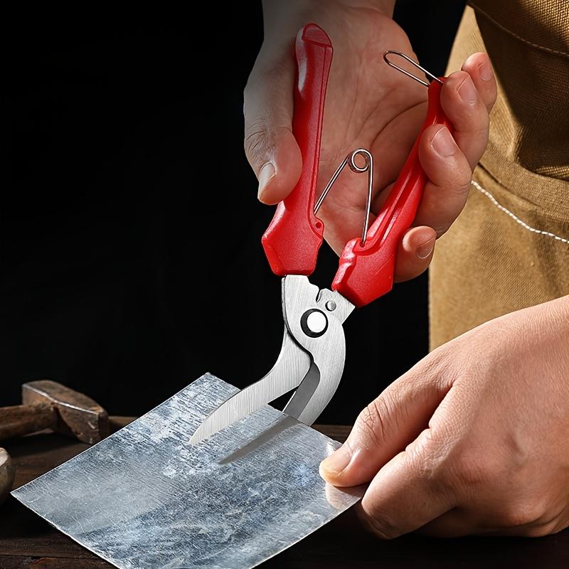 1pc Industrial-Grade Sheet Metal Snips: Multi-Purpose Heavy-Duty Aviation Pliers High Hardness & Durability for Cutting Plates