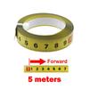 Self-Adhesive Metal Tape Measure Steel Material Workbench Ruler Adhesive Backed Tape Ruler