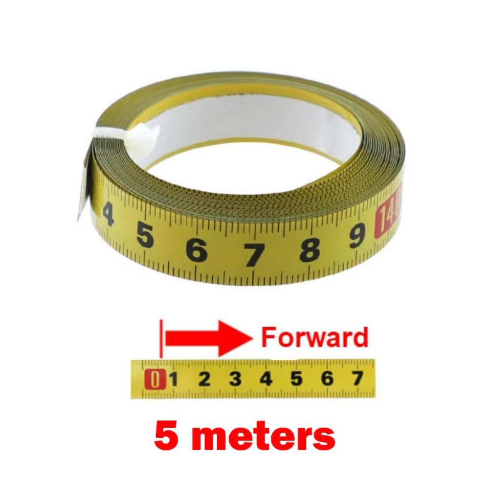 Self-Adhesive Metal Tape Measure Steel Material Workbench Ruler Adhesive Backed Tape Ruler