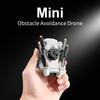 Мини FPV Дрон V30 WiFi с 4K HD Двойной Камерой, Предотвращение Препятствий, Складной Радиоуправляемый Квадрокоптер, Подарок для Взрослых Детей, Черный Серый