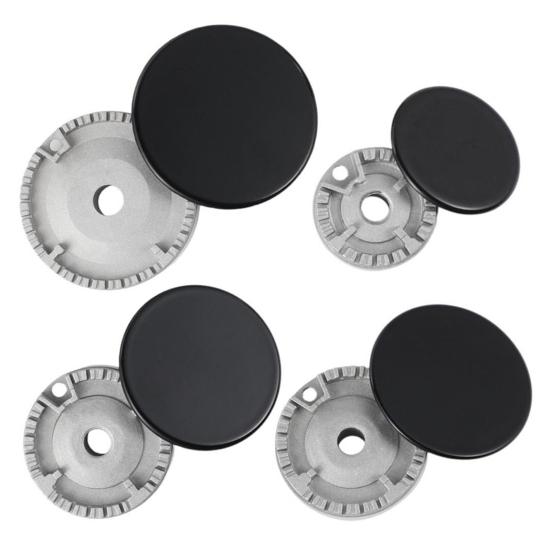 8Pcs Gas Stove Burner Cover Easy Installation High Temp Resistant Electric Stove Cover for Samsung for LG for MATAG Stovetop