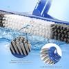 Heavy Duty Swimming Pool Brush Head with Stiff Durable Bristles Curved Design for Pool Wall Floor Step Cleaning Tool