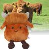 Soft And Cuddly Calf Carey Medium Plush Toy Adorable Highland Cow Stuffed Animal 17cm