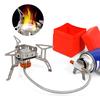 3500w Camping Gas Stove Burner Split Ultralight Cookware Burner for Outdoor Hiking Equipment Cookware Camping Split Gas Stove