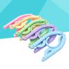 10PCS Portable Folding Clothes Hangers Travel Accessories Foldable Clothes Drying Rack for Travel Business Trip Pants