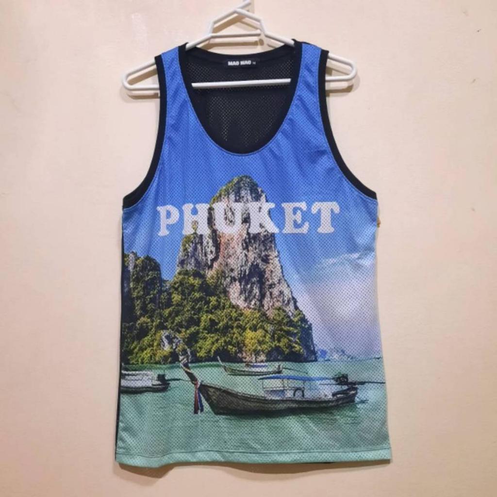 Майка с сеткой с принтом унисекс для мужчин и женщин футболка с сеткой без рукавов 1