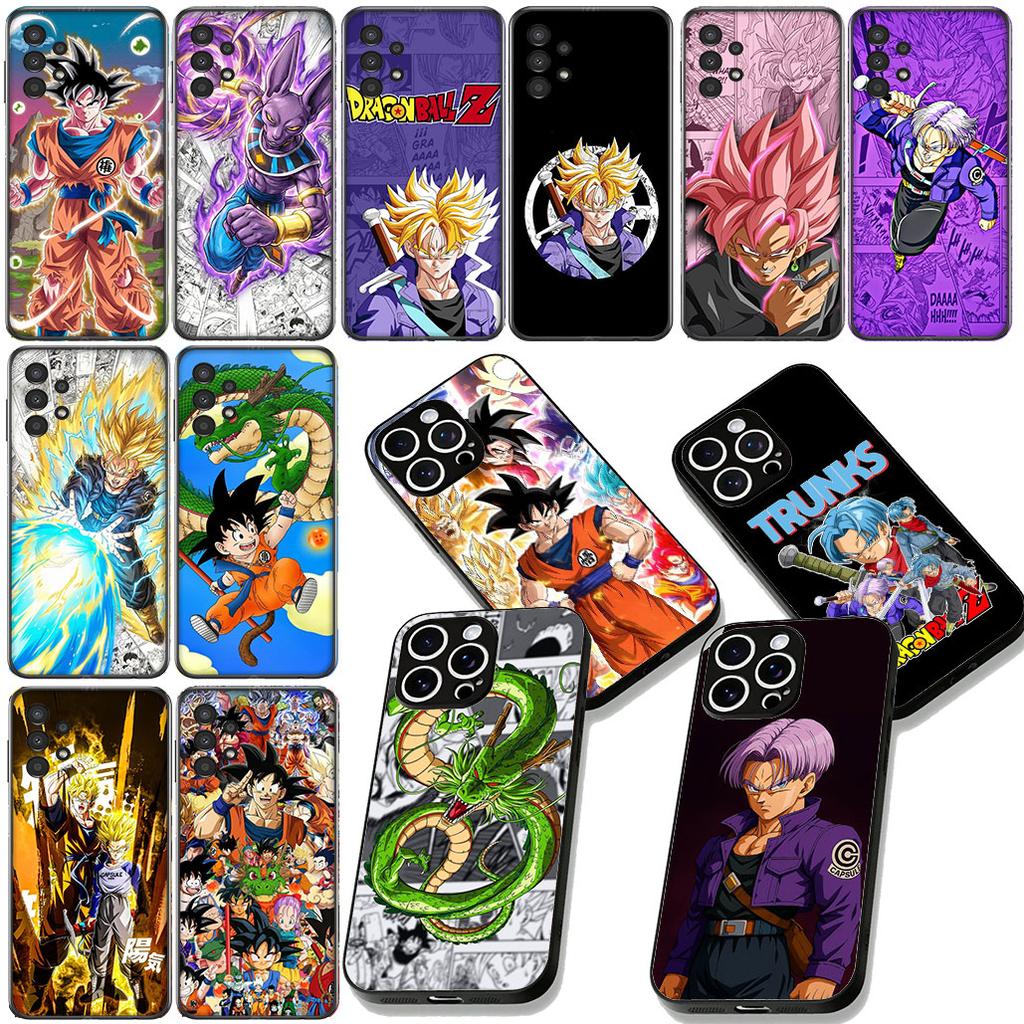 Torankusu Trunks Dragon Gokus Ball Phone Cover for Samsung Galaxy S25 Edge S24 S23 FE Plus Ultra A16 A15 A55 A57 5G Case