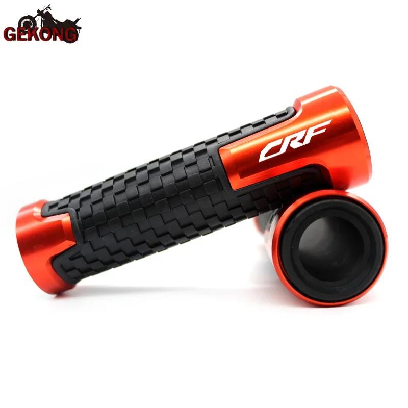 Fit For CRF 150 230 250 450 1000 R RX X F L M RALLY L Motorcycle Hand Grips CNC Throttle Moto Handlebar Soft Rubber Grips