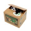 Electronic Money Boxes Kids Gift Automated Panda Cat Steal Coin Bank Hot Sale Piggy Banks Money Saving Box Cute Plastic