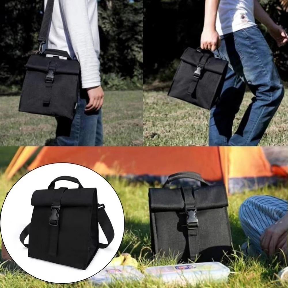 Leak-Proof Thermal Bag Waterproof Picnic Pack Japanese Style Insulated Lunch Bag  Camping