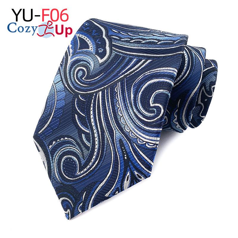 3,15 дюйма(8 см) Модный полосатый мужской галстук с узором пейсли в клетку и цветком на свадьбу