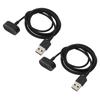 2 шт. USB-кабель для зарядки часов Магнитный 3,3 фута Зарядный кабель Универсальный для Fitbit Inspire для Inspire HR