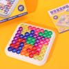 Пластиковая игра-головоломка «Слайд-пазл» Геометрическая цветная головоломка Развивающие игрушки Семейная игра для родителей и детей
