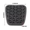 2x Rubber Clutch Brake Pedal Pad Cover For Vauxhall Astra G H Zafira A B 560136