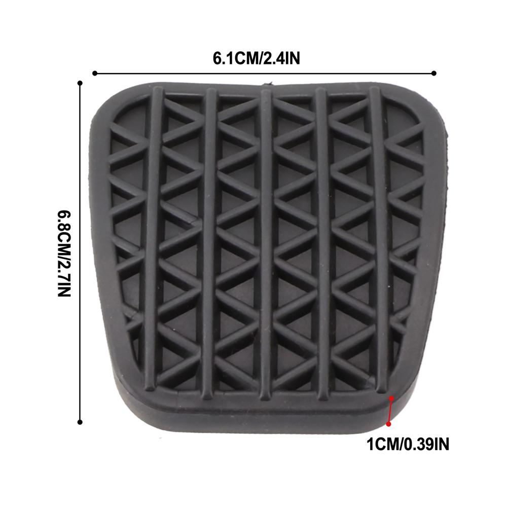 2x Rubber Clutch Brake Pedal Pad Cover For Vauxhall Astra G H Zafira A B 560136