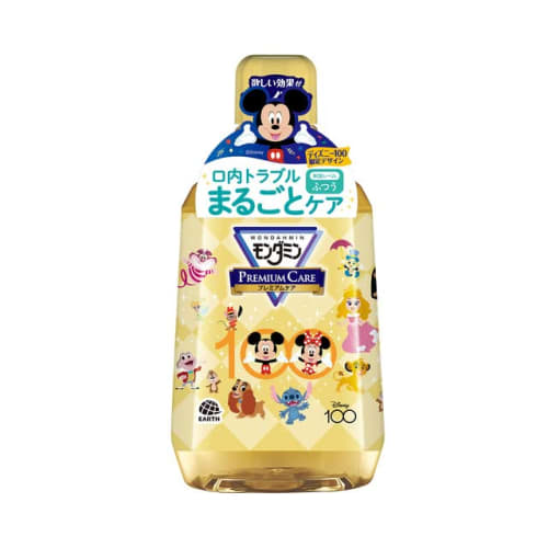 Жидкость для полоскания рта Mondamin Premium Care, дизайн Disney, 1080 мл, освежающий мятный вкус премиум-класса, всё в одном (Земля Фармацевтика)