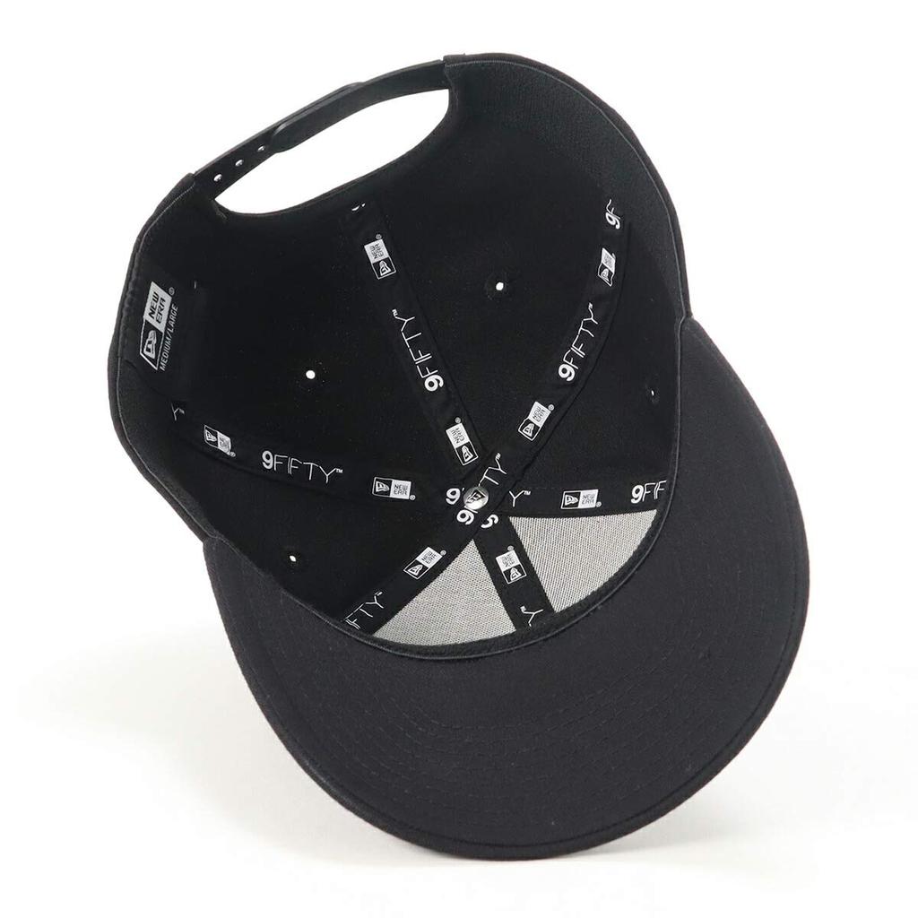 [New Era] 9FIFTY Stretch Snap Square New Era Logo Cap, Black