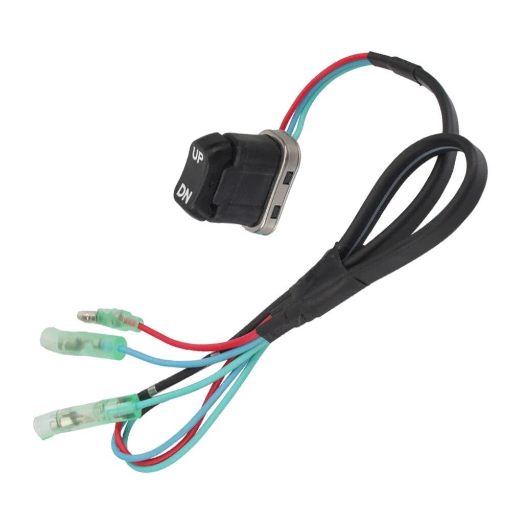 Car Push Button Switch Trim Tilt Switch Assembly Kit For 4 Stroke Motor Marine Ship Accessories Outboard Remote Controller