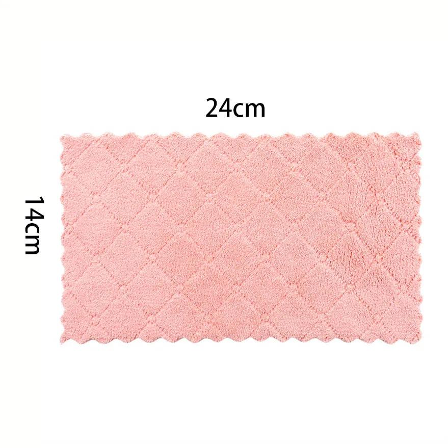10pcs Microfiber Dish Cloths Multi-Purpose Double-Sided Dishwashing Towels Absorbent Kitchen Cleaning Rags