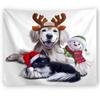 Трансграничные новые оригинальные рождественские домашние гобелены для домашних животных, настенные гобелены, пляжные полотенца и коврики