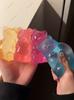 Красочный жевательный мишка, поп-игрушка из желе, желейные конфеты, фиджет-игрушка для рук, игрушка для снятия стресса для всех возрастов