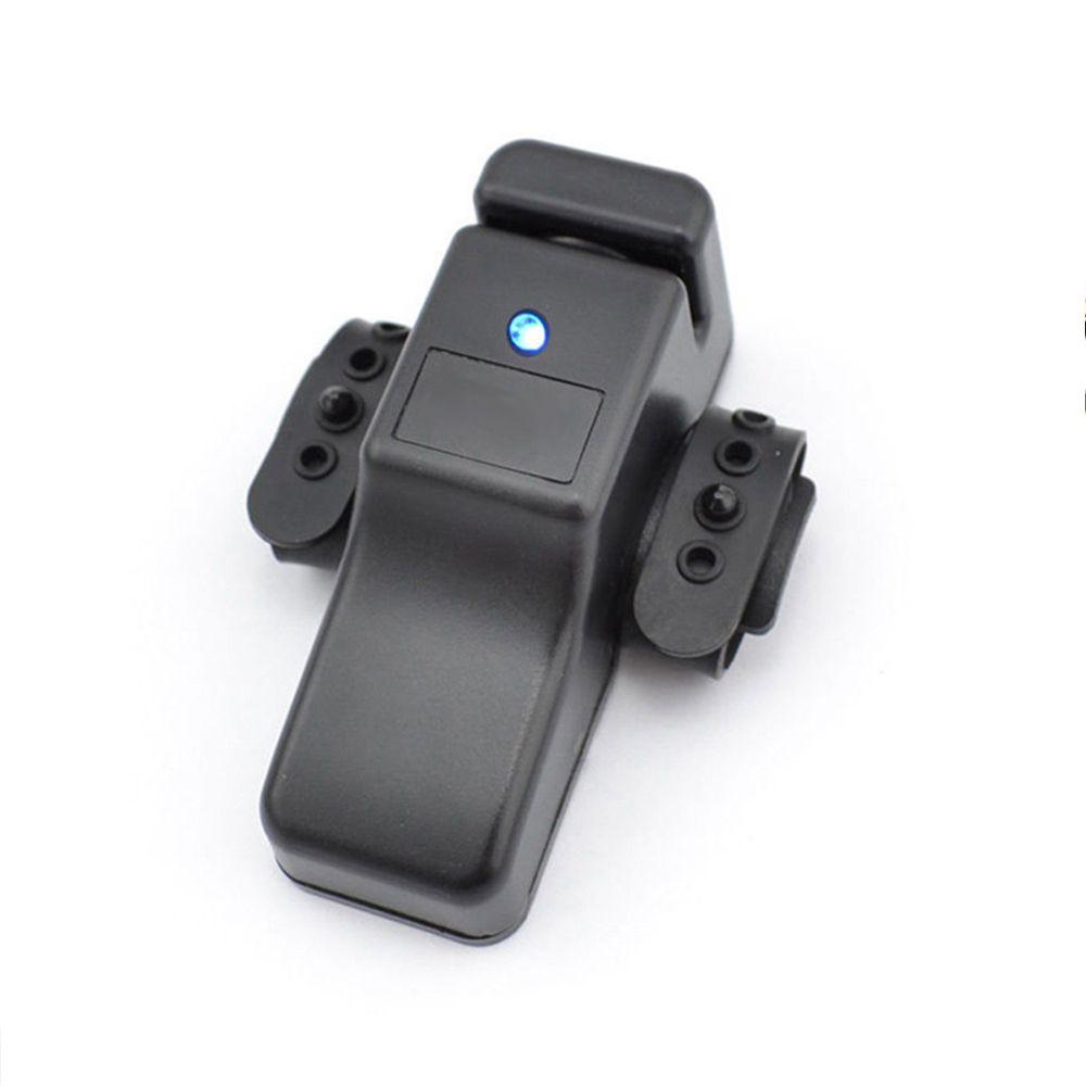 Black Camping Twin Bells Clip LED Light Rod Bite Alerter Alarm Digital Fishing Alarm Bite Bite