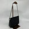 [Pre-Owned] Sassy Silver Logo Pleated Soft Lambskin Tote Bag Medium - Excellent #1RXHS03