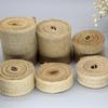 2 Meters Jute Burlap Hessian Rolls Rustic Vintage DIY Ornament Burlap Home Decor Birthday Wedding Party Christmas Decoration