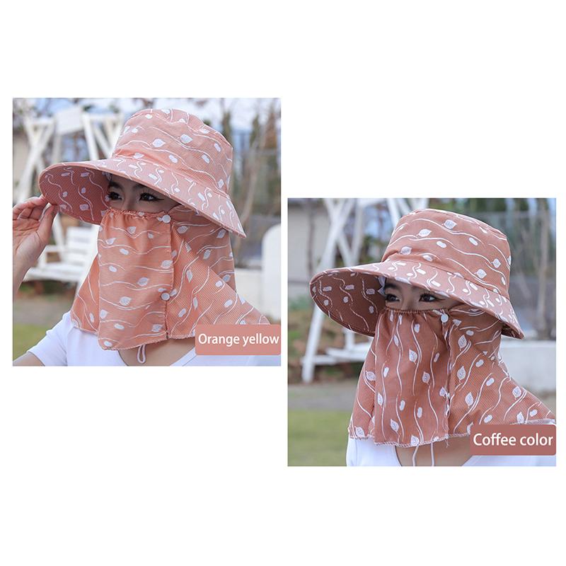 Женская шляпа от солнца, защита от ультрафиолета, шляпы для рыбалки, охоты, походов, широкополая панама, летняя маска, защитный чехол, кепки с козырьком для улицы