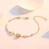 S925 Sterling Silver Transfer Small Waist Bracelet Women's Fashion Bracelet Silver Hand Jewelry