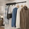 Алюминий Цинк Цинковый сплав Выдвижная вешалка для одежды Настенная Выдвижная штанга для шкафа Вешалка Спальня