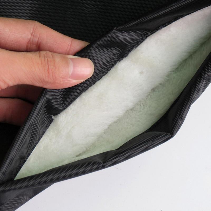 Motorcycle Handlebar Gloves Windproof Winter Warm Velvet Covers For Motorcycle Scooter Electric Vehicles