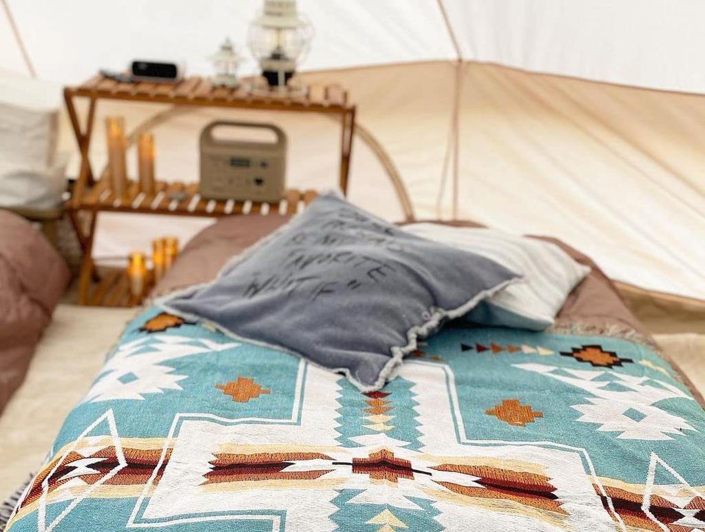 Улиточный Кемпинг, Узор в стиле Натив, Узор Ортега, Стильный Плед (130X160см)…