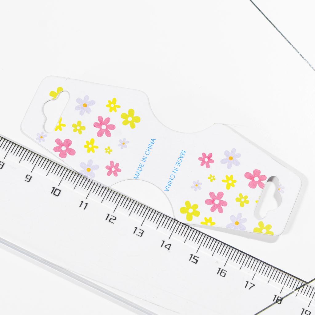 50 шт. бумажная заколка для волос, заколка для ювелирных изделий, упаковка для карточек для демонстрации ювелирных изделий