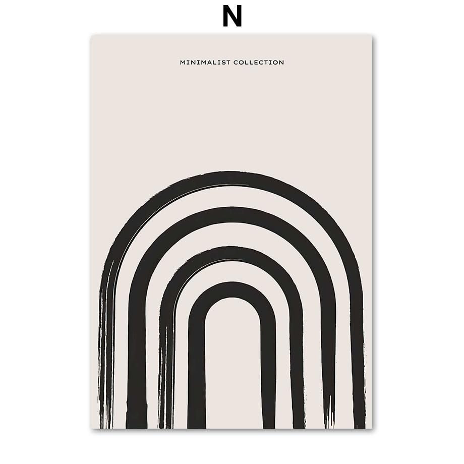 Цветок, лист, девушка, ручная геометрия, абстрактные черные, бежевые постеры и принты, настенная живопись на холсте, картины для декора гостиной