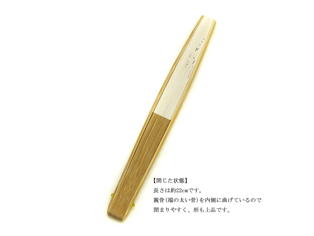 Камомэ для сделано в Японии бумажный веер с японским Кё-сэнсу (Японский веер) мужчины, Киото, двухсторонний узор.