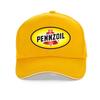 Бейсболки Pennzoil модные Повседневная кепка от солнца для унисекс Женская дышащая кепка для улицы кость
