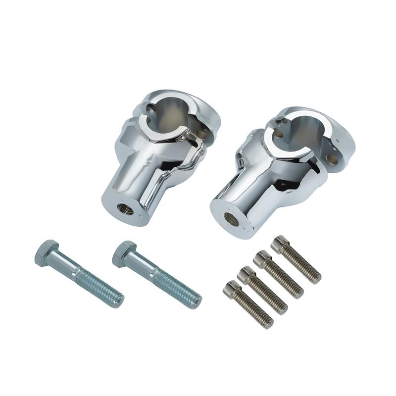 25mm 1'' Handlebar Riser Mount Clamp Triple Tree Mount Fit Harley Motorcycle Spacers O.D. 38mm